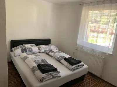 Ein Bett oder Betten in einem Zimmer der Unterkunft Nexis Apartment 10