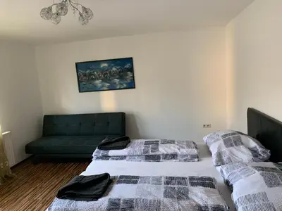 Ein Bett oder Betten in einem Zimmer der Unterkunft Nexis Apartment 10