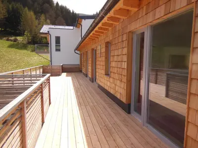 Das Gebäude in dem sich die Ferienwohnung befindet