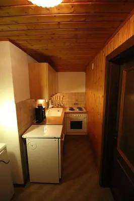 Küche/Küchenzeile in der Unterkunft Ferienwohnung Krennbauer