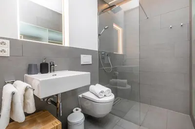 Ein Badezimmer in der Unterkunft Haus Deutinger