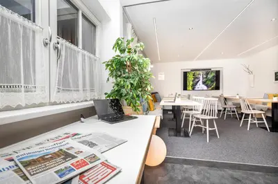 Ein Sitzbereich in der Unterkunft Haus Deutinger