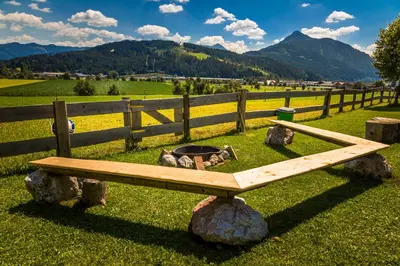 Naturlandschaft in der Nähe des Bauernhofs