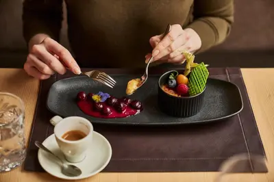 Essen im Hotel oder in der Nähe