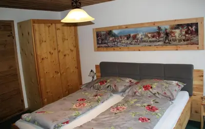 Ein Bett oder Betten in einem Zimmer der Unterkunft Blonbauer