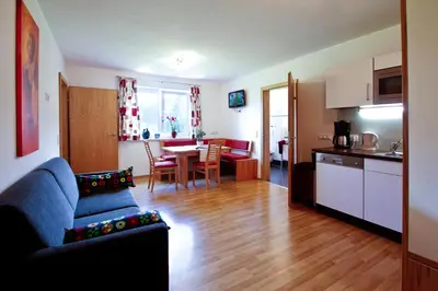 Küche/Küchenzeile in der Unterkunft Haus Bergsonne