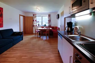 Küche/Küchenzeile in der Unterkunft Haus Bergsonne