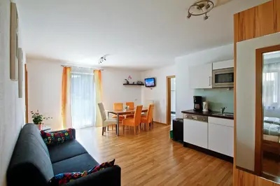 Küche/Küchenzeile in der Unterkunft Haus Bergsonne