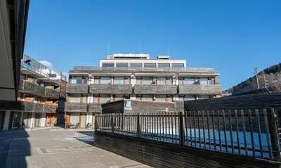 Das Gebäude in dem sich das Hotel befindet