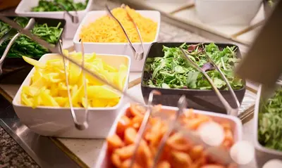 Essen im Hotel oder in der Nähe