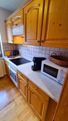 Küche/Küchenzeile in der Unterkunft A&Z Apartment Siegl