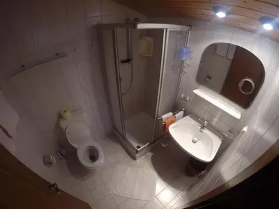 Ein Badezimmer in der Unterkunft Gästehaus Wieser