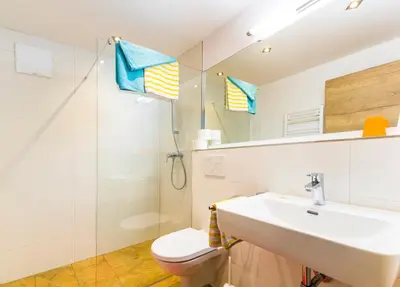 Ein Badezimmer in der Unterkunft Daarhof