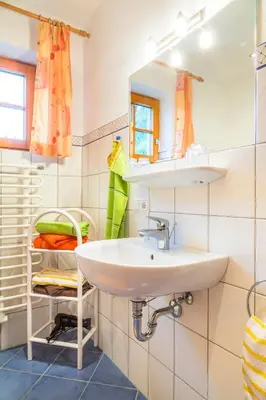 Ein Badezimmer in der Unterkunft Daarhof
