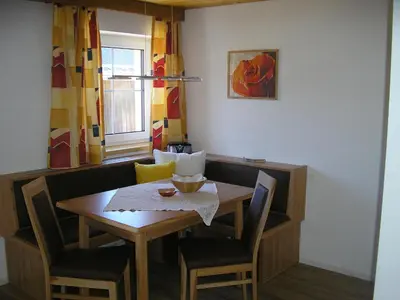 Ein Sitzbereich in der Unterkunft Daarhof