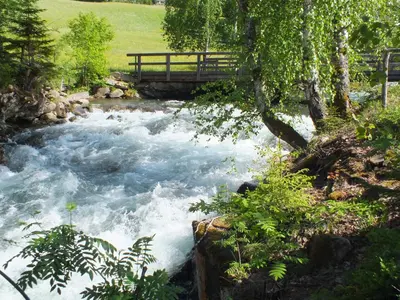 Naturlandschaft in der Nähe des Chalets