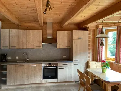 Küche/Küchenzeile in der Unterkunft Haus am Mühlenweg