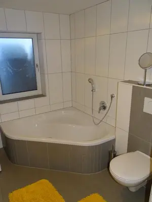 Ein Badezimmer in der Unterkunft Ferienwohnung Stegmühle I