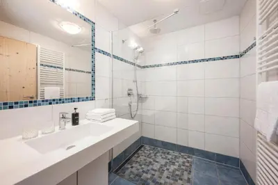 Ein Badezimmer in der Unterkunft AUSTRIA APPART - natural Lifestyle Appartements auf der Piste