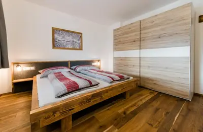 Ein Bett oder Betten in einem Zimmer der Unterkunft Appartment Sorgenfrei