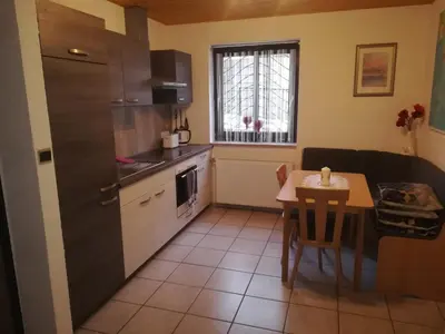 Küche/Küchenzeile in der Unterkunft Haus Chrissy
