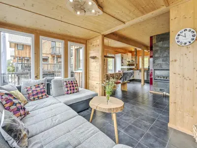 Küche/Küchenzeile in der Unterkunft Chalet in Hohentauern am Skilift