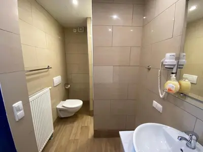 Ein Badezimmer in der Unterkunft Haus Reiter
