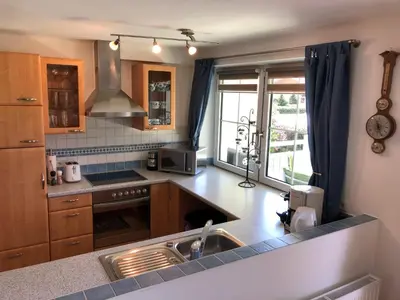 Küche/Küchenzeile in der Unterkunft Apartment Gimpl