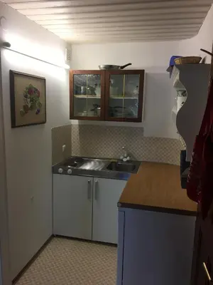 Küche/Küchenzeile in der Unterkunft Ferienwohnung Meindl Elfi An der Drachenwand 44