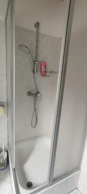 Ein Badezimmer in der Unterkunft Haus Elsasser