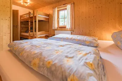 Ein Bett oder Betten in einem Zimmer der Unterkunft Almliesl SCHO-530