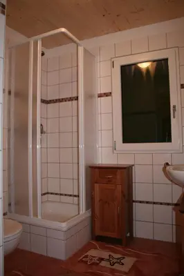 Ein Badezimmer in der Unterkunft Alpenferienhaus Dachstein-West