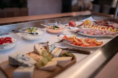 Essen im Hotel oder in der Nähe
