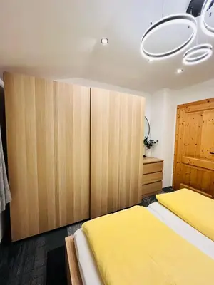 Ein Bett oder Betten in einem Zimmer der Unterkunft Haus Helga