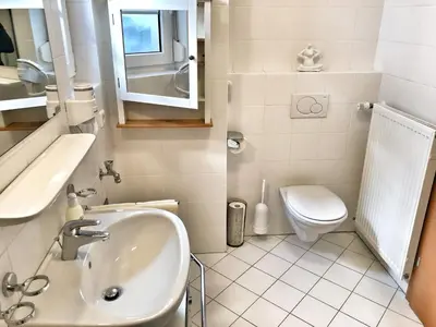 Ein Badezimmer in der Unterkunft Hubertus Dependance