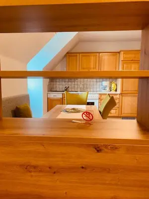 Ein Bett oder Betten in einem Zimmer der Unterkunft Almtalhotel Appartements in Pettenbach