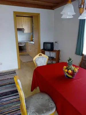 Küche/Küchenzeile in der Unterkunft Berningerhof