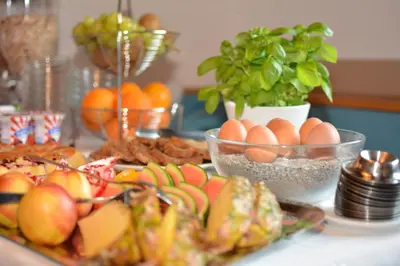 Essen in der Pension oder in der Nähe