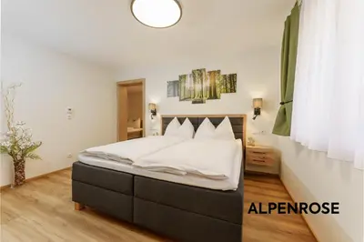 Ein Bett oder Betten in einem Zimmer der Unterkunft Stögergut by Schladming-Appartements