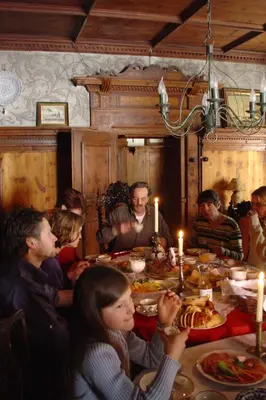 Essen in der Pension oder in der Nähe