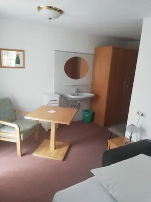 Ein Bett oder Betten in einem Zimmer der Unterkunft Haslgut