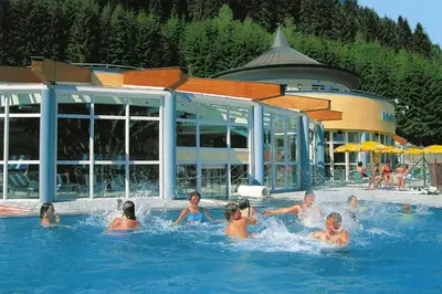 Der Swimmingpool an oder in der Nähe von Apartment in Filzmoos near Ski Amadé