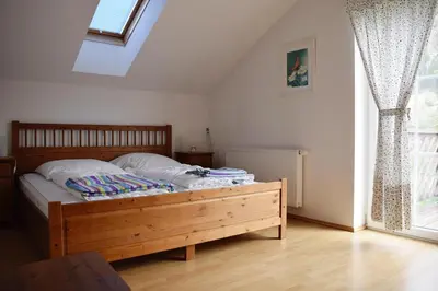 Ein Bett oder Betten in einem Zimmer der Unterkunft Landhaus Amadeus, Radstadt