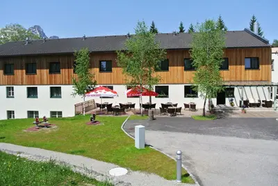 Das Gebäude in dem sich das Hotel befindet