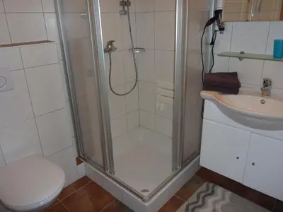 Ein Badezimmer in der Unterkunft Haus Rigl