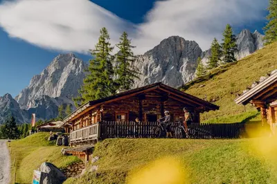 Naturlandschaft in der Nähe des Chalets