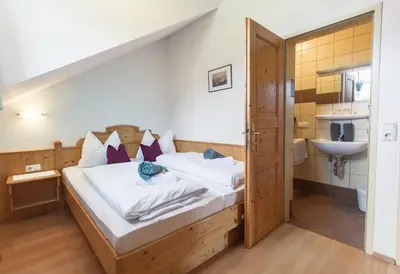 Ein Bett oder Betten in einem Zimmer der Unterkunft Haus Bliem