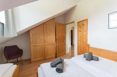 Ein Bett oder Betten in einem Zimmer der Unterkunft Haus Bliem