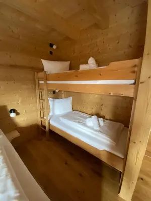 Ein Bett oder Betten in einem Zimmer der Unterkunft Apartment Fuchsbau