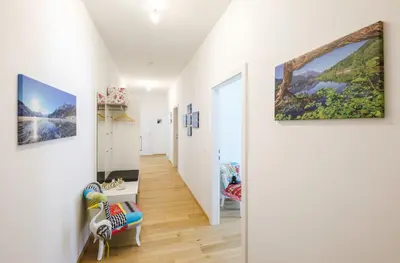 Grundriss der Unterkunft Ferienwohnung Narzisse - City Appartement im Kurpark Bad Aussee